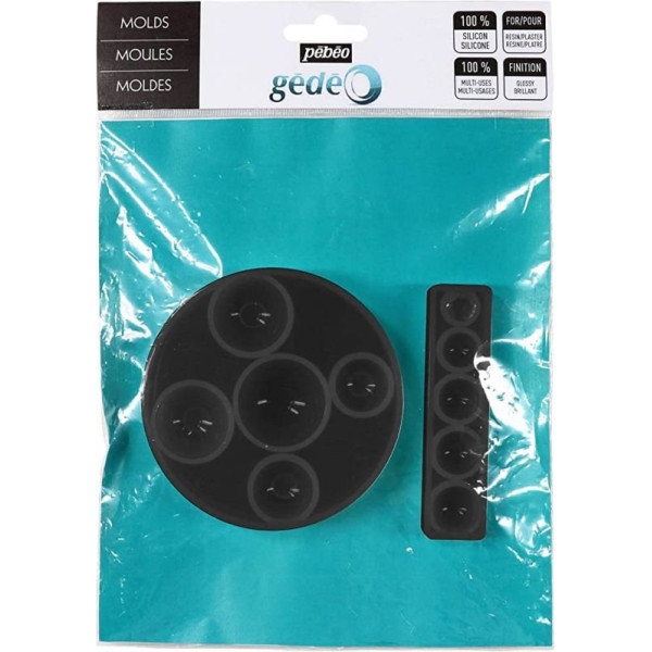 ΣΕΤ ΚΑΛΟΥΠΙΑ ΣΙΛΙΚΟΝΗΣ Ημισφαίρια 2ΤΕΜ PEBEO GEDEO MOULDING