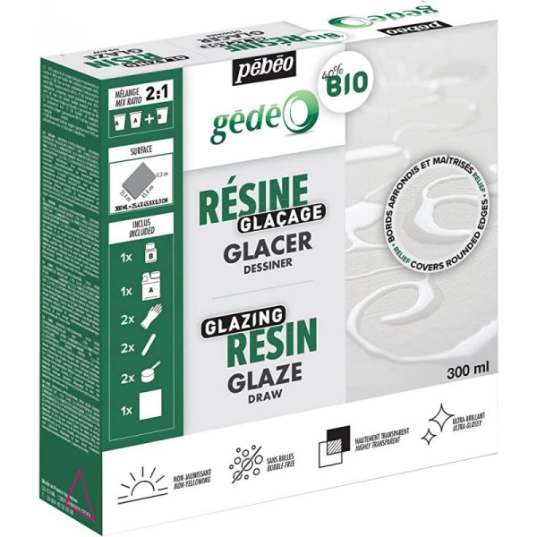 ΡΗΤΙΝΗ ΥΓΡΟ ΓΥΑΛΙ 40% bio 300ml GEDEO PEBEO BIO