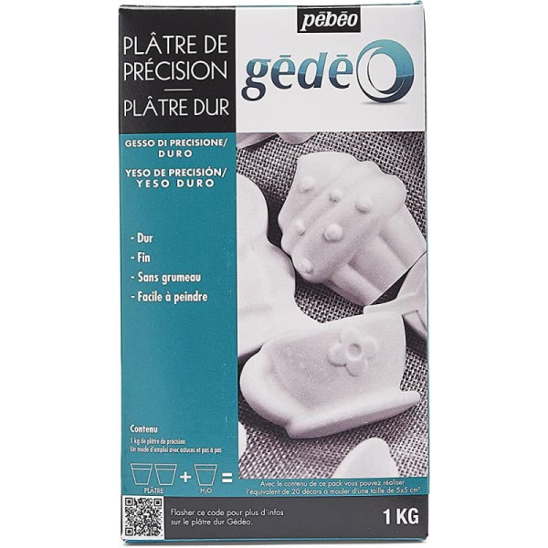 ΓΥΨΟΣ ΚΑΛΛΙΤΕΧΝΙΑΣ ΑΚΡΙΒΕΙΑΣ/ΣΚΛΗΡΟΣ 1kg GEDEO PEBEO