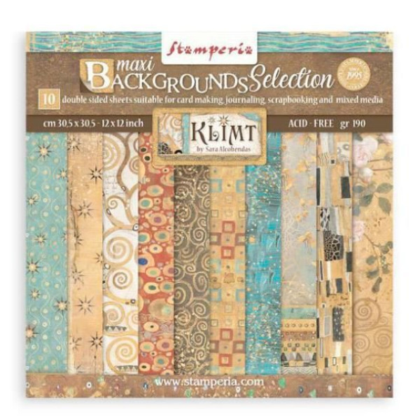 ΜΠΛΟΚ SCRAPBOOKING STAMBERIA 30,5X30,5CM 10ΦΥΛΛΑ (12"X12") - KLIMT