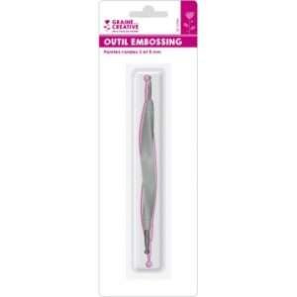 ΕΡΓΑΛΕΙΟ EMBOSSING ΜΕ 2 ΜΥΤΕΣ 3mm ΚΑΙ 5mm