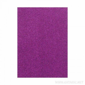 ΑΦΡΩΔΕΣ ΦΥΛΛΟ GLITTER PURPLE Α4 210x297mm  2,0 mm