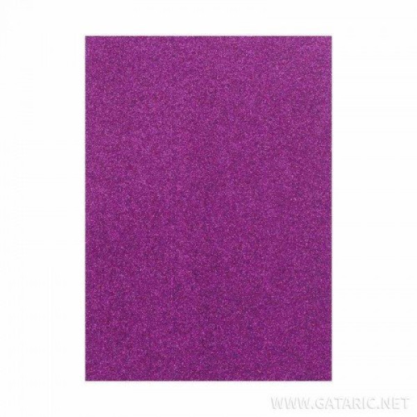ΑΦΡΩΔΕΣ ΦΥΛΛΟ GLITTER PURPLE Α4 210x297mm  2,0 mm