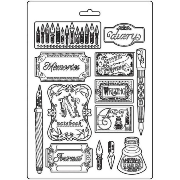 ΚΑΛΟΥΠΙ ΣΙΛΙΚΟΝΗΣ STAMPERIA Α4 - INK AND LABELS