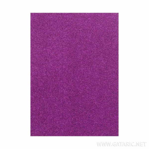 ΑΦΡΩΔΕΣ ΦΥΛΛΟ Α4 210x297 GLITTER PURPLE 2,0 mm