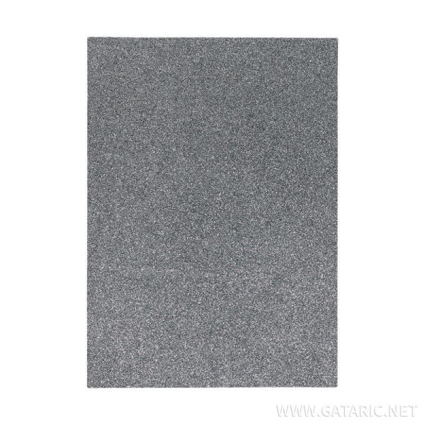 ΑΦΡΩΔΕΣ ΦΥΛΛΟ Α4 210x297 GLITTER  GREY 2,0 mm