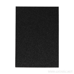 ΑΦΡΩΔΕΣ ΦΥΛΛΟ Α4 210x297 GLITTER  BLACK 2,0 mm