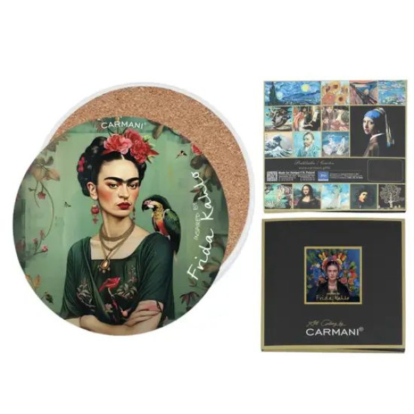 ΚΕΡΑΜΙΚΟ ΣΟΥΒΕΡ ΣΤΡΟΓΓΥΛΟ - Εμπνευσμένο από τους πίνακες της F. Kahlo