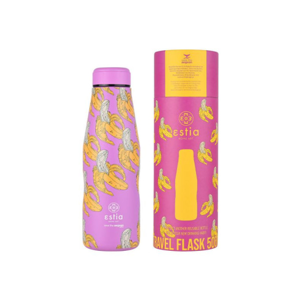 ΘΕΡΜΟΣ TRAVEL FLASK SAVE THE AEGEAN 500ml BANANA SWIRL