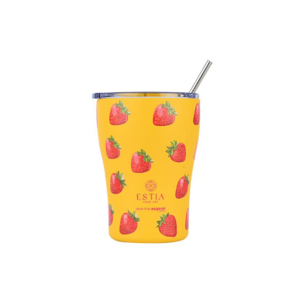 ΘΕΡΜΟΣ COFFEE MUG SAVE THE AEGEAN 350ml BERRY BRIGHT