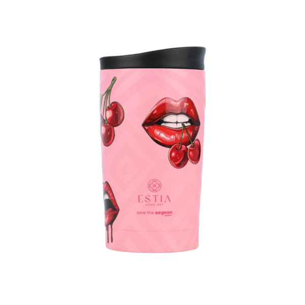 ΘΕΡΜΟΣ TRAVEL MUG SAVE THE AEGEAN 350ml BLUSH POP