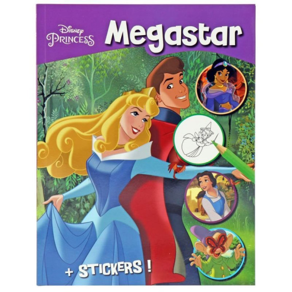 ΒΙΒΛΙΟ ΖΩΓΡΑΦΙΚΗΣ DISNEY MEGACOLOR Α4 128 ΣΕΛΙΔΕΣ+ΑΥΤΟΚΟΛΛΗΤΑ ΣΕ 5 ΣΧΕΔΙΑ