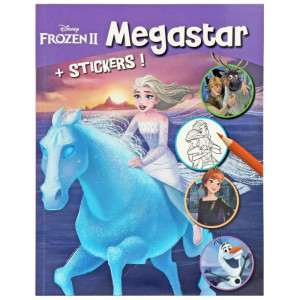 ΒΙΒΛΙΟ ΖΩΓΡΑΦΙΚΗΣ DISNEY MEGACOLOR Α4 128 ΣΕΛΙΔΕΣ+ΑΥΤΟΚΟΛΛΗΤΑ ΣΕ 5 ΣΧΕΔΙΑ