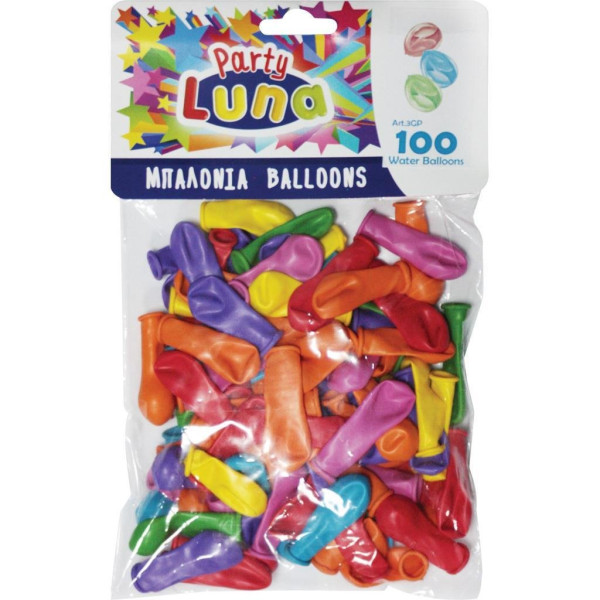 ΜΠΑΛΟΝΙΑ ΝΕΡΟΥ 10cm 100ΤΕΜ