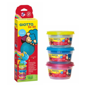 ΠΛΑΣΤΟΖΥΜΑΡΑΚΙΑ GIOTTO BE-BE 3X100G BIO-GLITTER
