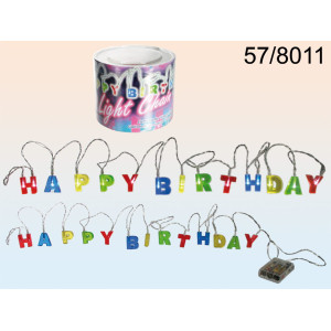ΦΩΤΑΚΙΑ HAPPY BIRTHDAY 2.30M MΠΑΤΑΡΙΑΣ ΑΑ