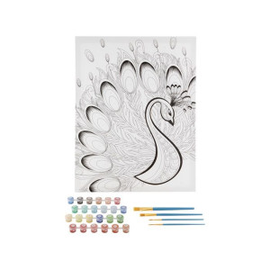 ΚΑΜΒΑΣ ΖΩΓΡΑΦΙΚΗΣ ΜΕ ΑΡΙΘΜΗΣΗ PEACOCK-ΠΑΓΩΝΙ 40x50cm ΚΑΜΒΑΣ ΖΩΓΡΑΦΙΚΗΣ ΜΕ ΑΡΙΘΜΗΣΗ PEACOCK-ΠΑΓΩΝΙ 40x50cm