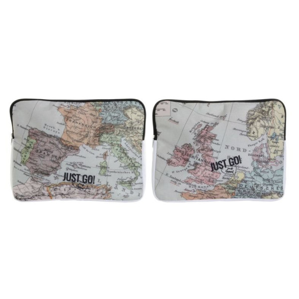 ΘΗΚΗ IPAD ΚΑΜΒΑΣ 36Χ2Χ28 WORLD MAP 2ΣΧΕΔΙΑ