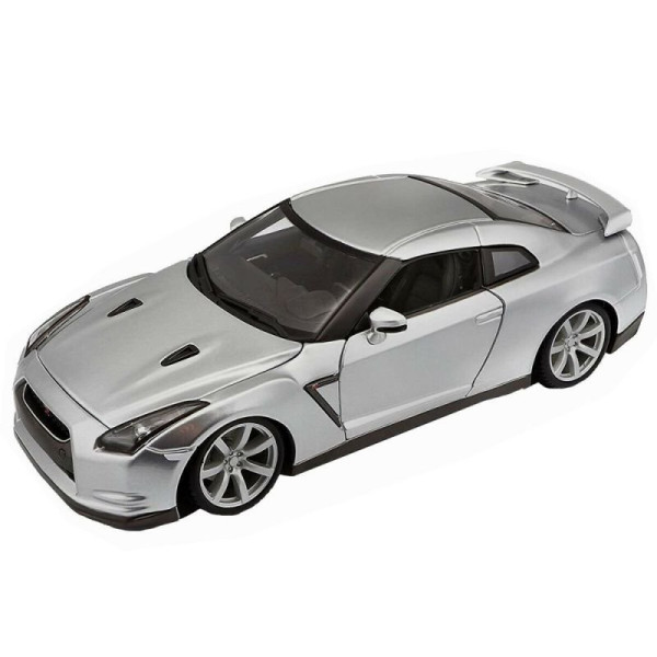 BBURAGO ΜΕΤΑΛΛΙΚΟ ΚΛΙΜΑΚΑ 1:18 2009 NISSAN SKYLINE GT-R R35 1:18 ΑΣΗΜΙ