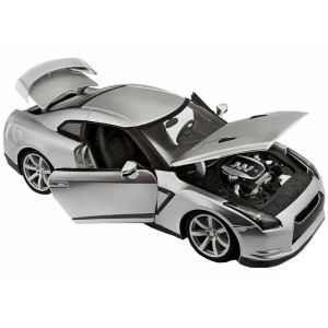 BBURAGO ΜΕΤΑΛΛΙΚΟ ΚΛΙΜΑΚΑ 1:18 2009 NISSAN SKYLINE GT-R R35 1:18 ΑΣΗΜΙ