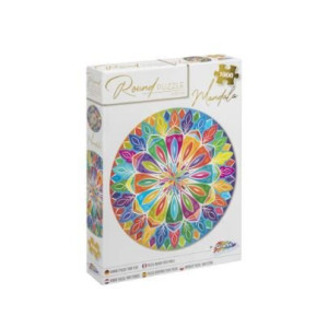 ΠΑΖΛ ΣΤΡΟΓΓΥΛΟ MANDALA 1000 ΚΟΜΜΑΤΙΑ 68CM