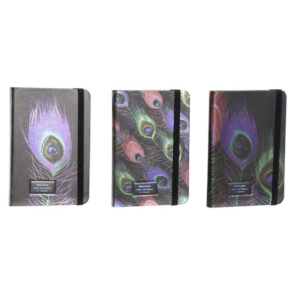 ΣΗΜΕΙΩΜΑΤΑΡΙΟ ΜΕ ΛΑΣΤΙΧΟ 9,5X1,5X14 80H, HOLOGRAM 3 ΣΧΕΔΙΑ