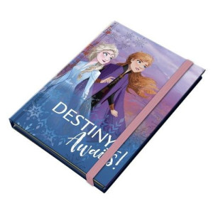 ΣΗΜΕΙΩΜΑΤΑΡΙΟ ΜΕ ΛΑΣΤΙΧΟ DISNEY FROZEN 2 ΣΕ 4 ΣΧΕΔΙA