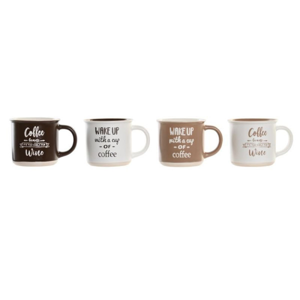 ΚΟΥΠΑ ΠΟΡΣΕΛΑΝΗΣ 12,5X9,6X8,7 370ML, COFFEE 4ΣΧΕΔΙΑ