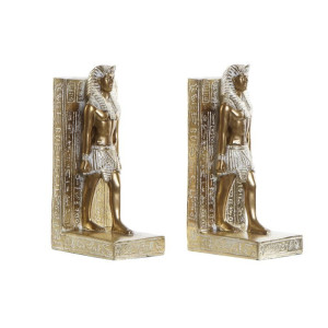 ΒΙΒΛΙΟΣΤΑΤΕΣ SET 2 RESIN 10,5X7,5X20 EGYPTIAN GOLDEN
