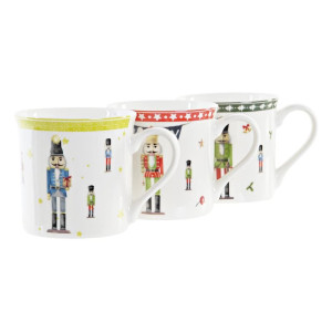 ΚΟΥΠΑ ΠΟΡΣΕΛΑΝΗΣ ΧΡΙΣΤΟΥΓΕΝΝΙΑΤΙΚΗ 13X9X9 300ML NUTCRACKER 3 MOD.