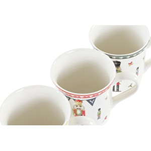 ΚΟΥΠΑ ΠΟΡΣΕΛΑΝΗΣ ΧΡΙΣΤΟΥΓΕΝΝΙΑΤΙΚΗ 13X9X9 300ML NUTCRACKER 3 MOD.