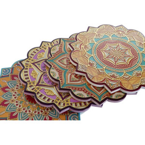 ΣΟΥΒΕΡ MANDALA ΣΕ 4 ΣΧΕΔΙΑ