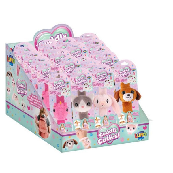 SLAP ΒΡΑΧΙΟΛΙ ΛΟΥΤΡΙΝΟ ΖΩΑΚΙ CUDDLY CUTIES 6x21cm 9 ΣΧΕΔΙΑ LUNA