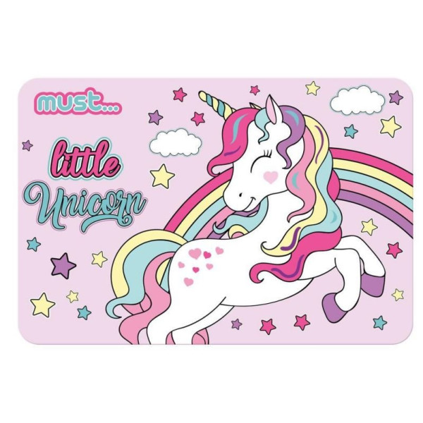 ΣΟΥΠΛΑ ΠΑΙΔΙΚΟ "UNICORN" 43x29cm MUST