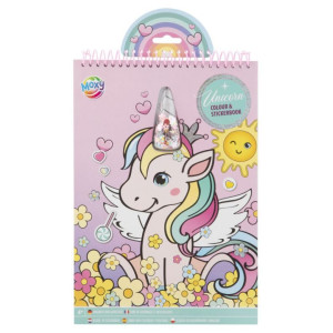 UNICORN COLOURING -STICKERBOOK BOOK A4, 16 ΣΕΛΙΔΕΣ