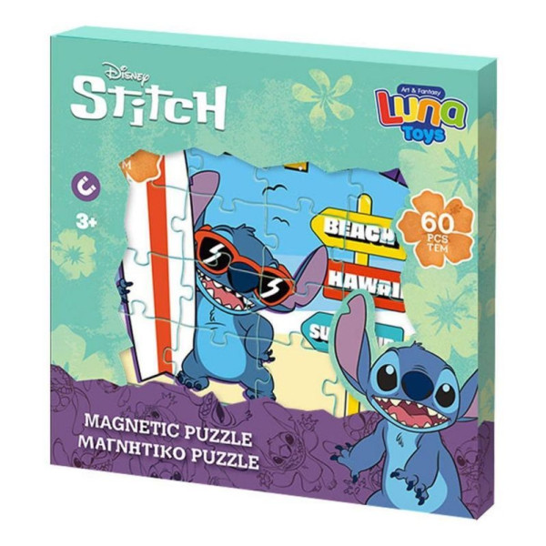 ΜΑΓΝΗΤΙΚΟ ΠΑΖΛ "STITCH SUMMER VIBES" 3x20ΤΕΜ