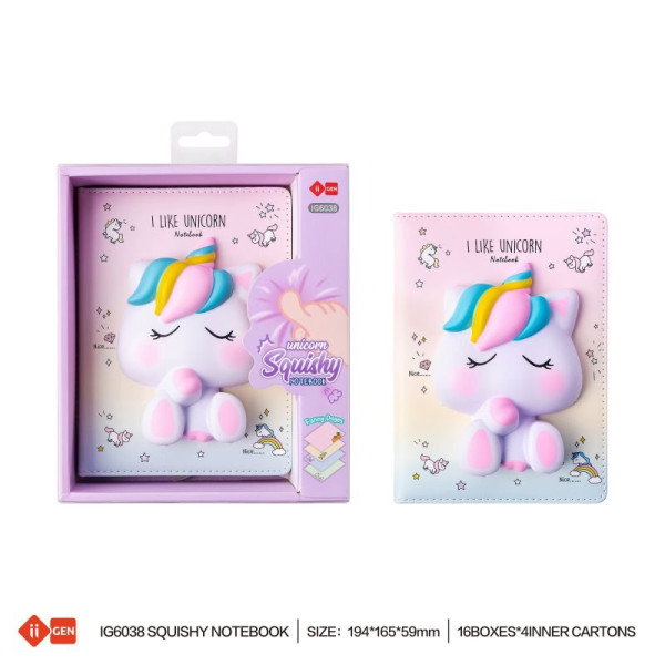 ΣΗΜΕΙΩΜΑΤΑΡΙΟ SQUISHY "UNICORN"