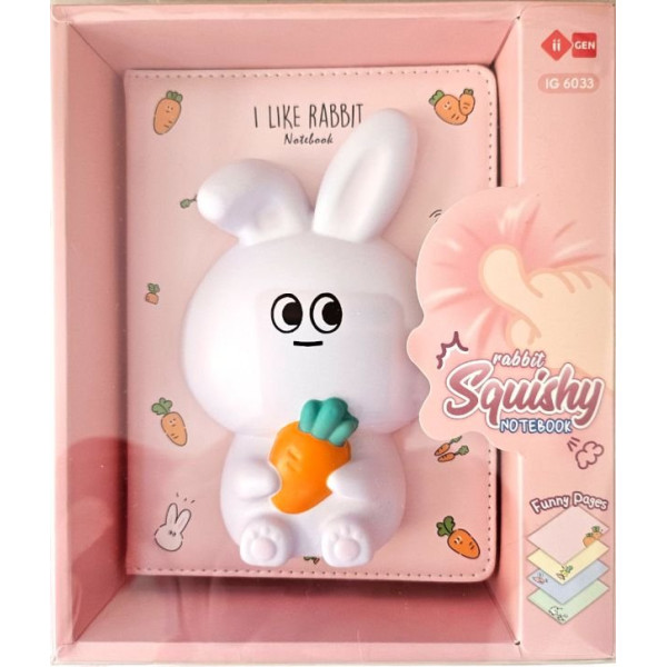 ΣΗΜΕΙΩΜΑΤΑΡΙΟ SQUISHY "RABBIT"