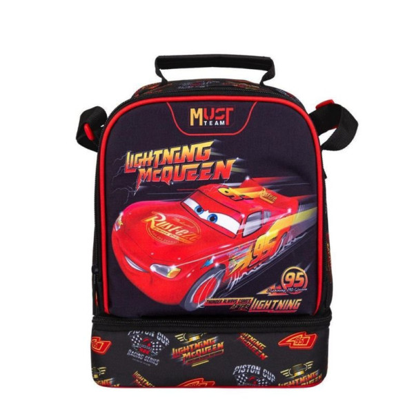ΤΣΑΝΤΑΚΙ ΦΑΓΗΤΟΥ ΙΣΟΘΕΡΜΙΚΟ DISNEY "CARS LIGHTNING MCQUEEN" 2 ΘΗΚΕΣ MUST TEAM