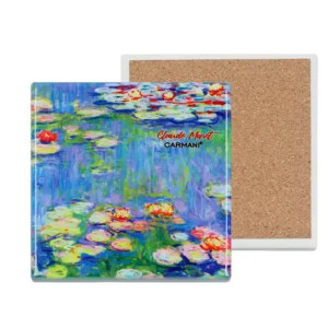 ΚΕΡΑΜΙΚΟ ΣΟΥΒΕΡ, ΤΕΤΡΑΓΩΝΟ - C. MONET, ΝΟΥΦΑΡΑ