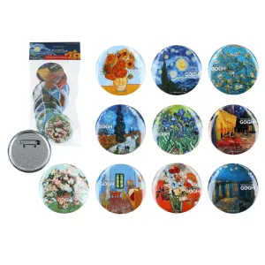ΣΕΤ 10 PINS - Mix, V. van Gogh