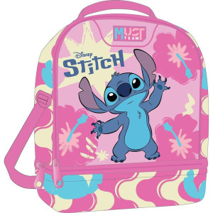 ΤΣΑΝΤΑΚΙ ΦΑΓΗΤΟΥ ΙΣΟΘΕΡΜΙΚΟ "DISNEY STITCH PINK" 2 ΘΗΚΕΣ MUST TEAM