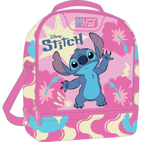 ΤΣΑΝΤΑΚΙ ΦΑΓΗΤΟΥ ΙΣΟΘΕΡΜΙΚΟ "DISNEY STITCH PINK" 2 ΘΗΚΕΣ MUST TEAM