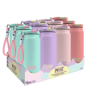 ΘΕΡΜΟΣ ΑΝΟΞΕΙΔΩΤΟ ΠΑΣΤΕΛ 500ml ΣΕ 4 ΧΡΩΜΑΤΑ