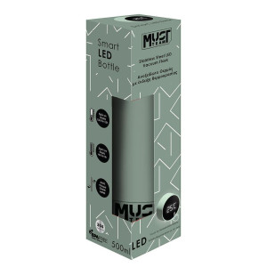 ΘΕΡΜΟΣ ΑΝΟΞΕΙΔΩΤΟ ΧΑΚΙ 500ml ΜΕ LED ΕΝΔΕΙΞΗ ΘΕΡΜΟΚΡΑΣΙΑΣ