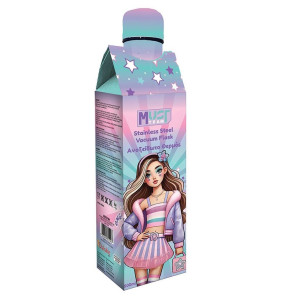 ΘΕΡΜΟΣ ΑΝΟΞΕΙΔΩΤΟ ΜΕ ΚΑΠΑΚΙ "FASHION GIRL" 500ml ΘΕΡΜΟΣ ΑΝΟΞΕΙΔΩΤΟ ΜΕ ΚΑΠΑΚΙ "FASHION GIRL" 500ml