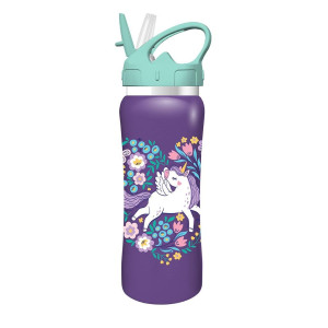 ΣΕΤ ΦΑΓΗΤΟΥ "PURPLE UNICORN" ΦΑΓΗΤΟΔΟΧΕΙΟ PP 800ml-ΠΑΓΟΥΡΙ ΑΝΟΞΕΙΔΩΤΟ 500ml