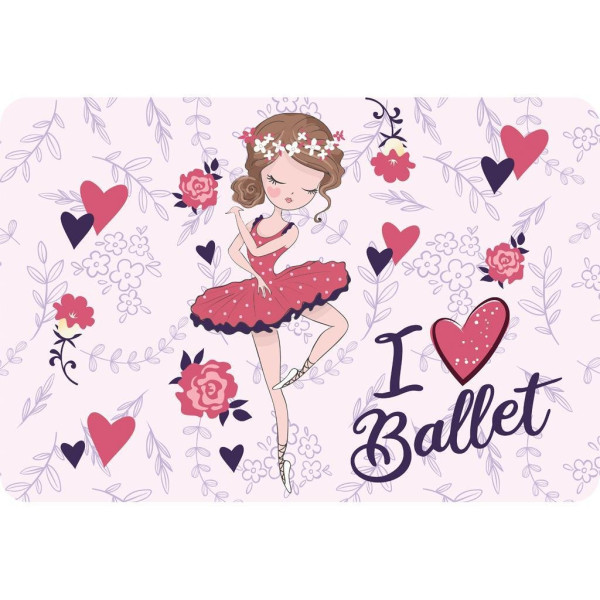 ΣΟΥΠΛΑ I LOVE BALLET 43x29cm