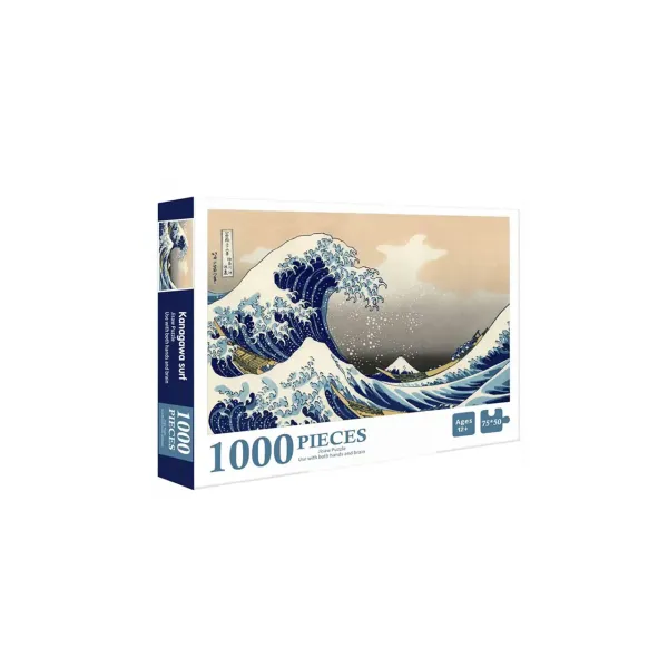 ΠΑΖΛ 1000 ΤΕΜΑΧΙΑ - Hokusai Katsushika, The Great Wave in Kanagawa