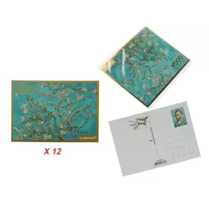 ΣΕΤ 12 ΚΑΡΤ ΠΟΣΤΑΛ - Van Gogh, Almond Blossom